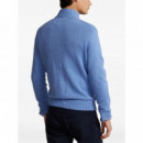 POLO RALPH LAUREN - lshzpp7gg-long sleeve-pullover - SOFT ROYAL HEATHER - 710859939005/SOFT ROYAL HEATHER