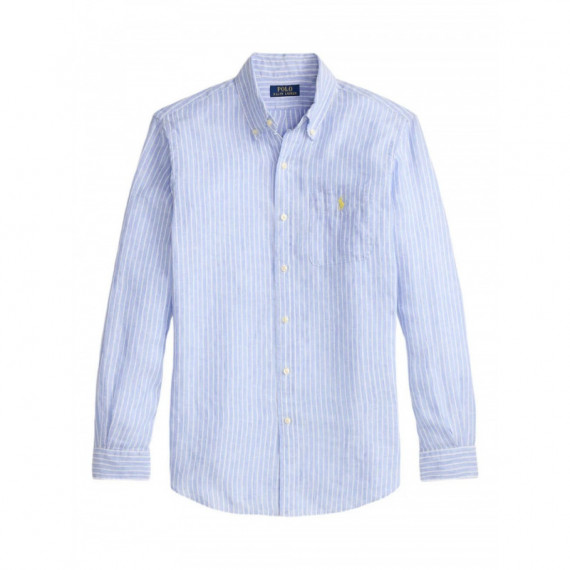 POLO RALPH LAUREN - WOVEN-SPORT SHIRT-SHIRT - HARBOR ISLAND BLUE WHITE - 710P07024002/HARBOR ISLAND BLUE WHITE