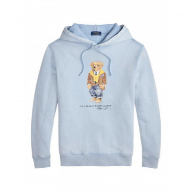 POLO RALPH LAUREN - KNIT-PULLOVER_x0002_SWEATSHIRT - BLUE HERI TAGE BEAR - 710P04984002/BLUE HERI TAGE BEAR