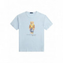 POLO RALPH LAUREN - KNIT-T-SHIRT - SOUTHPORT BLUE HERI TAGE BEAR - 710P07347001/SOUTHPORT BLUE HERI TAGE BEAR