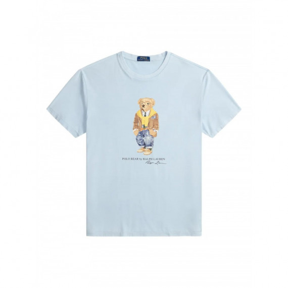 POLO RALPH LAUREN - KNIT-T-SHIRT - SOUTHPORT BLUE HERI TAGE BEAR - 710P07347001/SOUTHPORT BLUE HERI TAGE BEAR