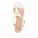 POLO RALPH LAUREN - EVERLEY 2-SANDALS-FLAT SANDAL - SOFT WHITE - 802982881004/SOFT WHITE