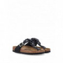 BIRKENSTOCK - Gizeh Flowers LE - Black - 1026693/Black