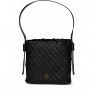TOMMY HILFIGER - TH BRAIDED SHOULDER BAG - BDS - F|AW0AW18160/BDS