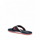 TOMMY HILFIGER - HILFIGER TUMBLE BEACH SANDAL - DW5 - F|FM0FM05710/DW5