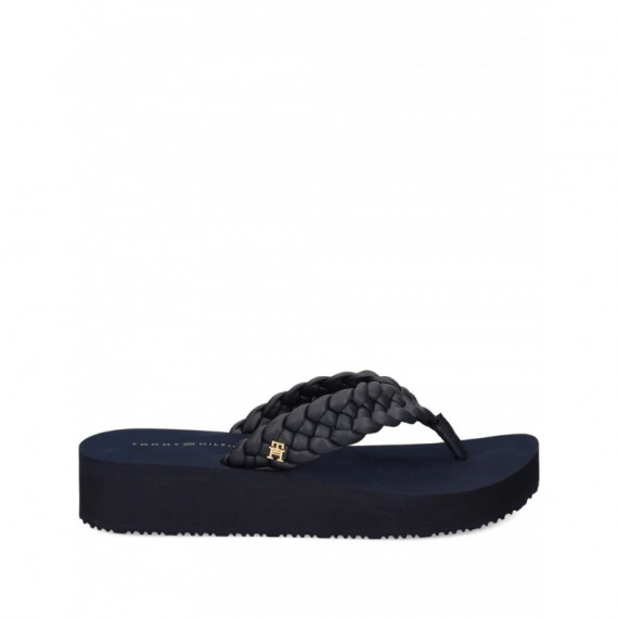 TOMMY HILFIGER - TH WEDGE CORNROW BEACH SANDAL - DW6 - F|FW0FW09037/DW6