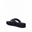 TOMMY HILFIGER - TH WEDGE CORNROW BEACH SANDAL - DW6 - F|FW0FW09037/DW6