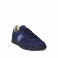 POLO RALPH LAUREN - BEDFORD RIB-SNEAKERS-LOW TOP LACE - NAVY - 809P01617003/NAVY