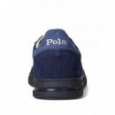 POLO RALPH LAUREN - BEDFORD RIB-SNEAKERS-LOW TOP LACE - NAVY - 809P01617003/NAVY