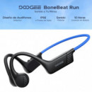 Doogee BoneBeat Run Auricular Deportivo de Conducción Osea Bluetooth Azul