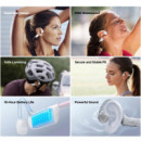 Doogee BoneBeat Run Auricular Deportivo de Conducción Osea Bluetooth Blanco