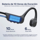 DDoogee BoneBeat Swim Lite Auricular de Conducción Osea BT y MP3 para Nadar Gris Oscuro