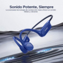 Doogee BoneBeat Swim Lite Auricular de Conducción Osea BT y MP3 para Nadar Azul