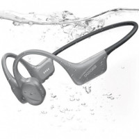 Doogee BoneBeat Swim Auricular de Conducción Osea BT y MP3 para Nadar Gris
