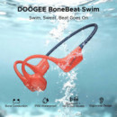 Doogee BoneBeat Swim Auricular de Conducción Osea BT y MP3 para Nadar Naranja