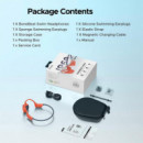 Doogee BoneBeat Swim Auricular de Conducción Osea BT y MP3 para Nadar Naranja