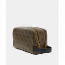 Neceser Guess Milano Marrón estampado 4G