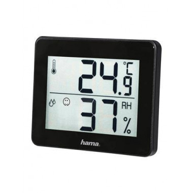 HAMA Estacion Barometrico TH-130 Higrometro 186361 Negro
