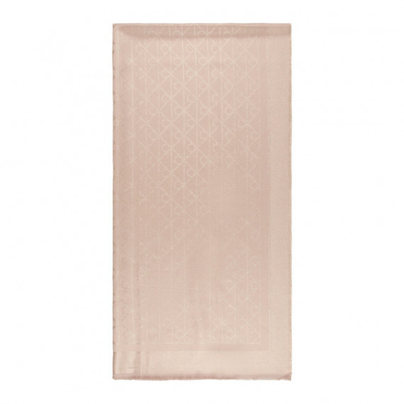 Bufanda con estampado de logotipo emblemático brillante