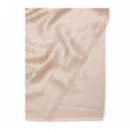 Bufanda con estampado de logotipo emblemático brillante