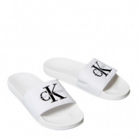 Chanclas de lona con logo