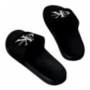 Chanclas de lona con logo