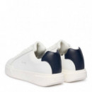 CK Avenue - Zapatillas de piel lisa con logo