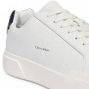 CK Avenue - Zapatillas de piel lisa con logo