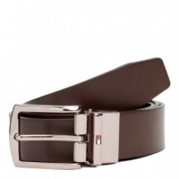 Cinturón reversible Denton de piel