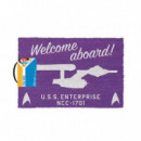 Felpudo Star Treck Welcome Aboard!