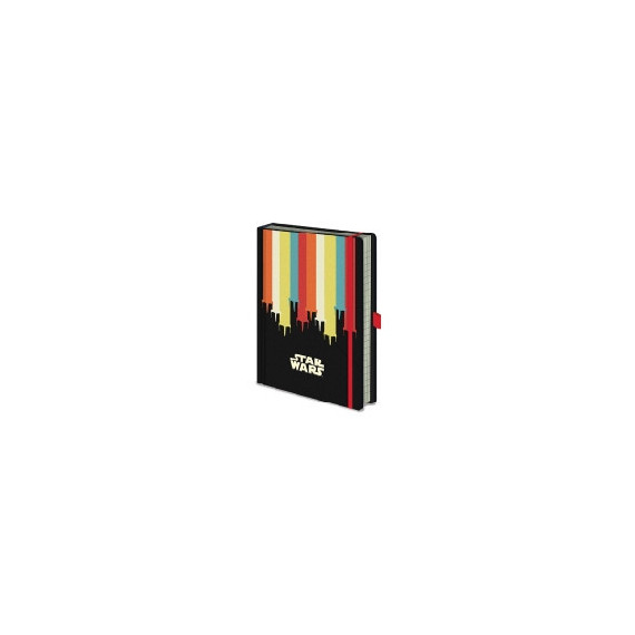 Cuaderno A5 Star Wars X-wings Banda de Colores