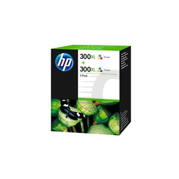 Tinta Deskjet Pack 2 Unid. HP Nº300XL Color D2560 F4280 F4210 (440 Pag) (D8J44AE)