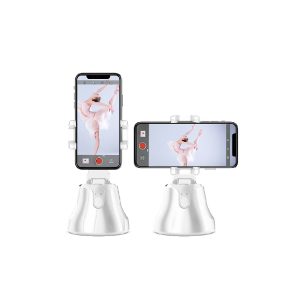 Soporte Smartphone Leotec con Seguimiento 360º Blanco