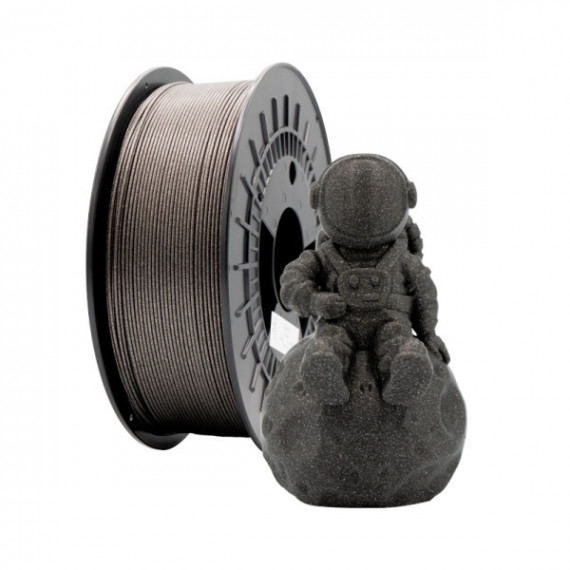 Filamento 3D Pla Glitter Negro 1.75MM 1 Kgr