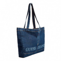 Bolso de Mano de Denim  GUESS