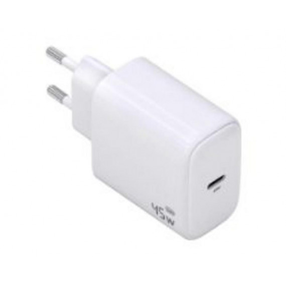 Cargador de Pared AISENS GaN 45W USB-C Blanco