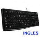 Teclado Logitech K120 USB Negro, Distribución Inglés