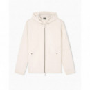 Sudadera con capucha de mezcla de viscosa Gold Label de EA7