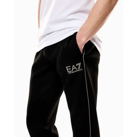 Pantalones de chándal de mezcla de viscosa Gold Label de EA7
