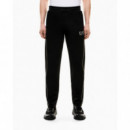 Pantalones de chándal de mezcla de viscosa Gold Label de EA7