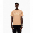 Camiseta de algodón con maxilogotipo Logo Series de EA7