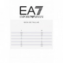 Camiseta de algodón con maxilogotipo Logo Series de EA7