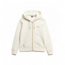 Sudadera con capucha, cremallera y logo Essential de Superdry