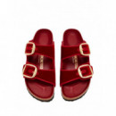 BIRKENSTOCK - arizona bb exq tex velvet - Rust Red - 1030092/Rust Red