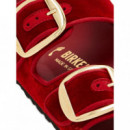 BIRKENSTOCK - arizona bb exq tex velvet - Rust Red - 1030092/Rust Red