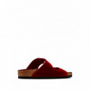 BIRKENSTOCK - arizona bb exq tex velvet - Rust Red - 1030092/Rust Red