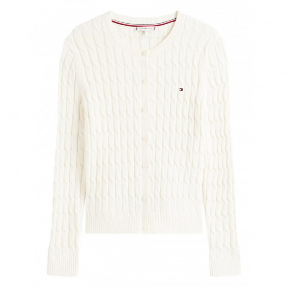 TOMMY HILFIGER - CO CABLE MID GG C-NK LS CARDI - YA8 - F|WW0WW46514/YA8