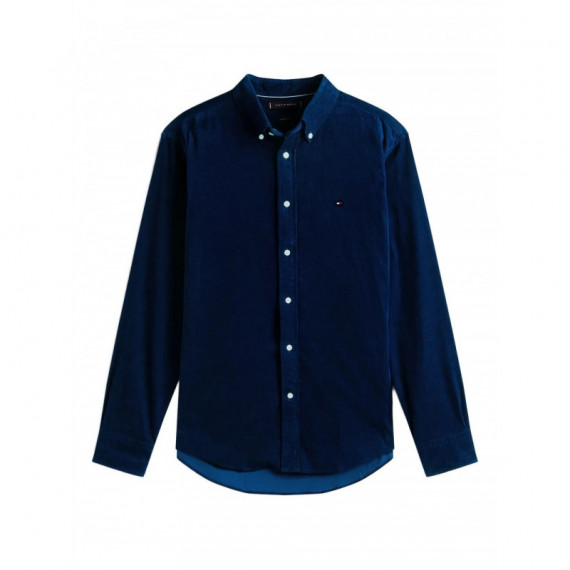 TOMMY HILFIGER - SOLID CORDUROY RF SHIRT - BCL - F|MW0MW40486/BCL