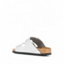 BIRKENSTOCK - ARIZONA BIRKO-FLOR - SILVER - 1012283/SILVER