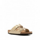 BIRKENSTOCK - ARIZONA BIRKO-FLOR - GOLD - 1016110/GOLD
